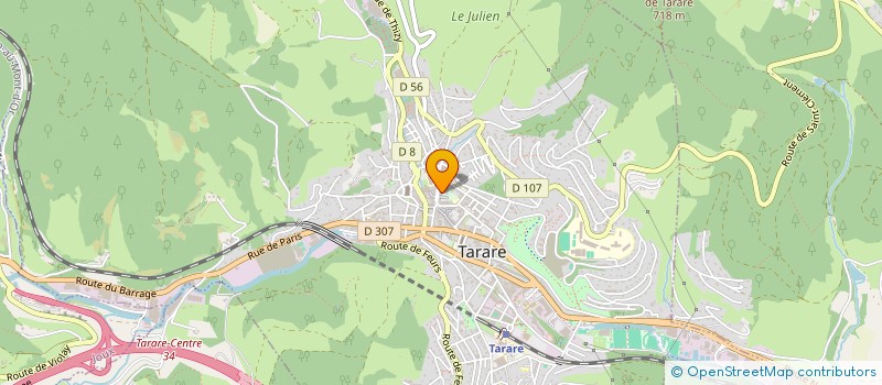 localisation de l'entreprise SCI CLEM 1  TARARE