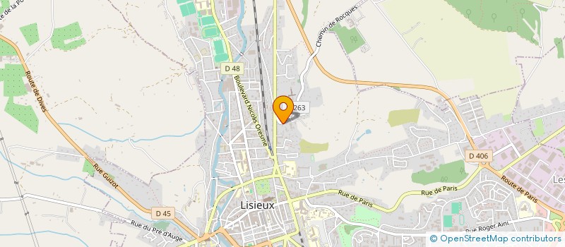 localisation de l'entreprise SCI CLEM 2000 à LISIEUX