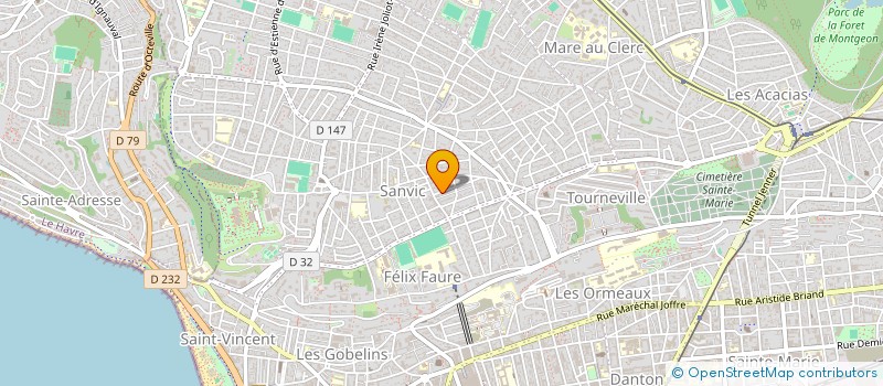 localisation de l'entreprise SCI CLEM à LE HAVRE