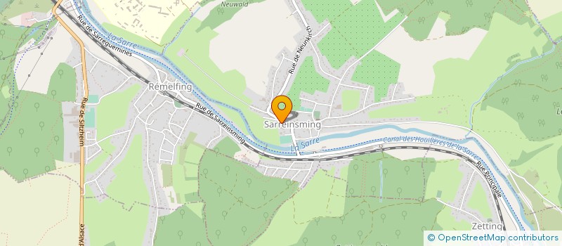 localisation de l'entreprise SCI CLEM  SARREINSMING