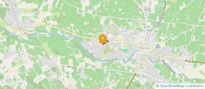 localisation de l'entreprise SCI CLEM  MAZAN