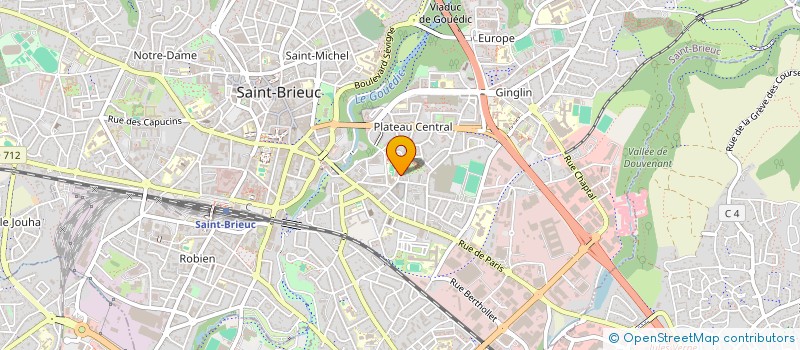 localisation de l'entreprise SCI CLEM à SAINT-BRIEUC