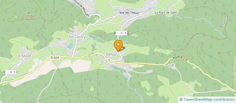 localisation de l'entreprise SCI CLEM  BELVAL