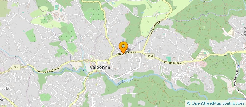 localisation de l'entreprise SCI CLEM  VALBONNE