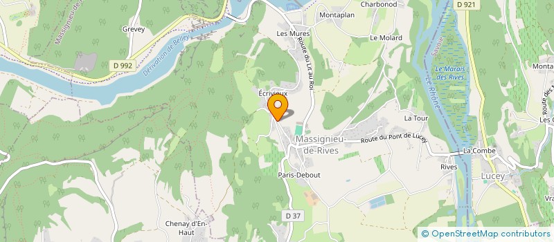 localisation de l'entreprise SCI CLEM  MASSIGNIEU-DE-RIVES