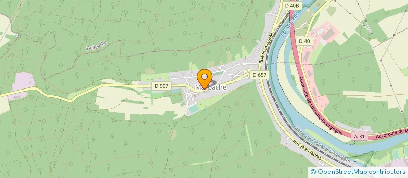 localisation de l'entreprise SCI CLEM  MARBACHE