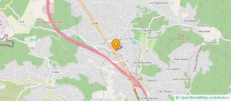 localisation de l'entreprise SCI CLEM  LA BOUILLADISSE