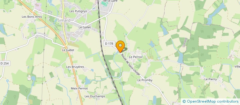 localisation de l'entreprise SCI CLEM  SIMARD