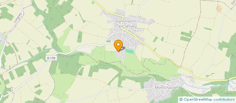 localisation de l'entreprise SCI CLEM ANCE  DAMMARTIN-EN-SERVE