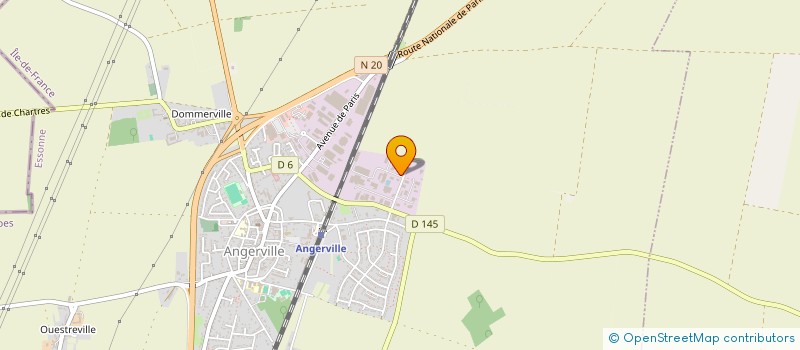 localisation de l'entreprise SCI CLEM ART  ANGERVILLE