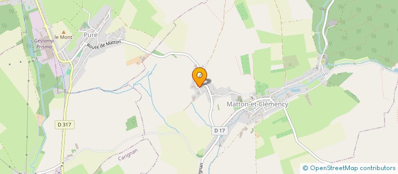 localisation de l'entreprise SCI CLEM'S AND GERM'S  MATTON-ET-CLEMENCY