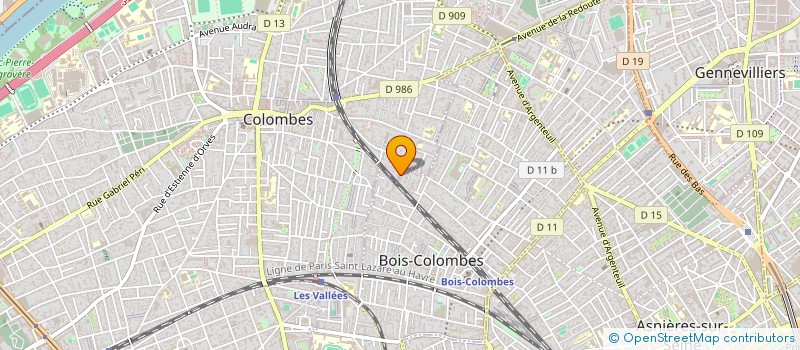 localisation de l'entreprise SCI CLEMA à COLOMBES