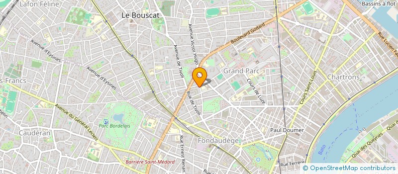 localisation de l'entreprise SCI CLEMA  BORDEAUX