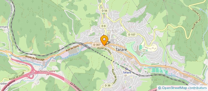 localisation de l'entreprise SCI CLEMA  TARARE