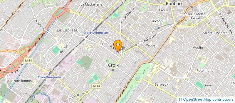 localisation de l'entreprise SCI CLEMA à CROIX