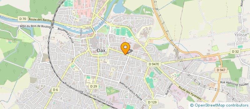 localisation de l'entreprise SCI CLEMADAX à DAX