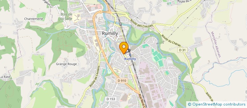 localisation de l'entreprise SCI CLEMAEV  RUMILLY