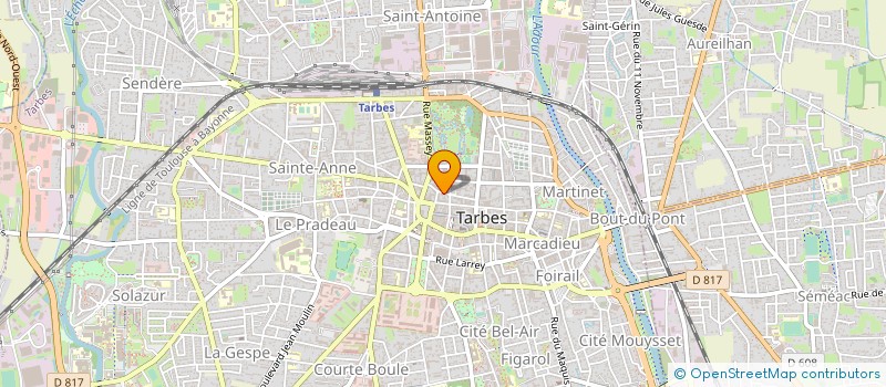 localisation de l'entreprise SCI CLEMAG  TARBES