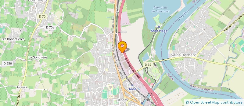 localisation de l'entreprise SCI CLEMAKS  ANSE