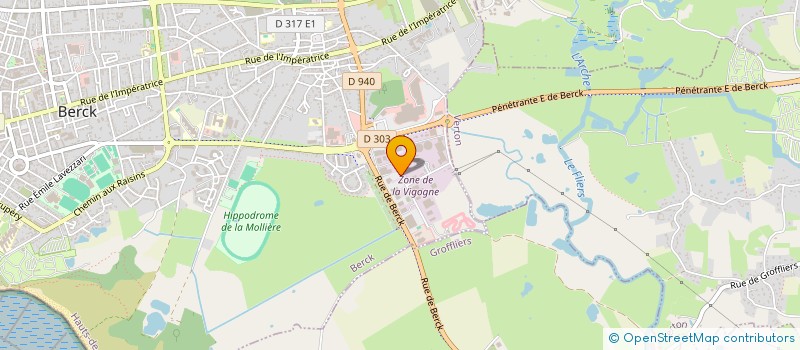 localisation de l'entreprise SCI CLEMALICE  BERCK