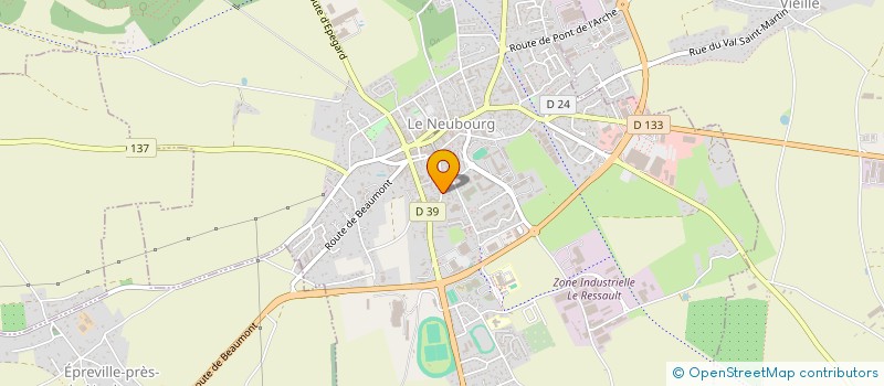 localisation de l'entreprise SCI CLEMALISE  LE NEUBOURG