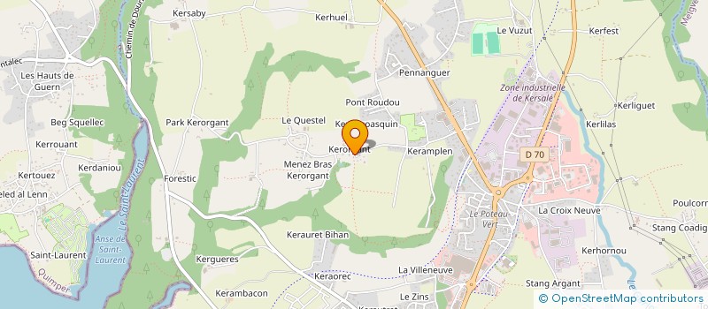 localisation de l'entreprise SCI CLEMALIX  CONCARNEAU