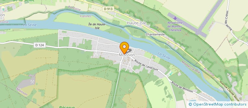 localisation de l'entreprise SCI CLEMANDRE  MOISSON