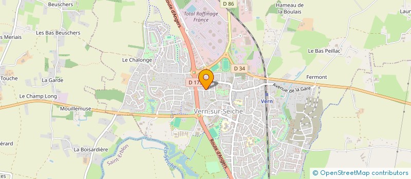 localisation de l'entreprise SCI CLEMANI II  VERN-SUR-SEICHE