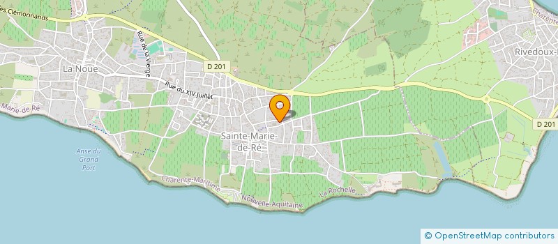 localisation de l'entreprise SCI CLEMAR  SAINTE-MARIE-DE-RE