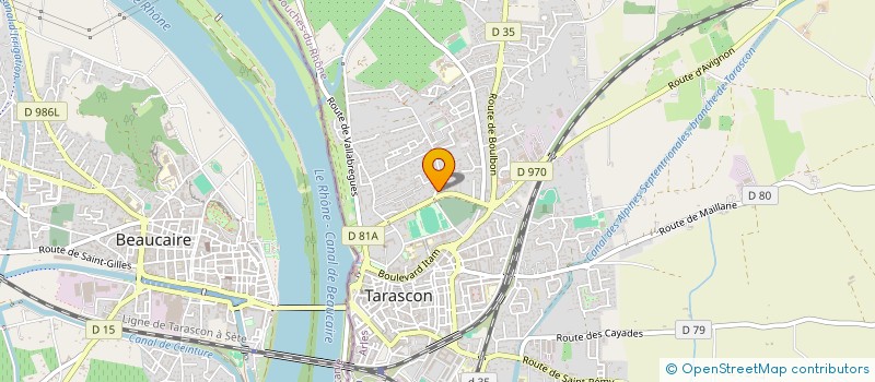 localisation de l'entreprise SCI CLEMART  TARASCON