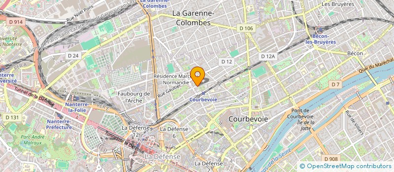 localisation de l'entreprise SCI CLEMARTICE à COURBEVOIE
