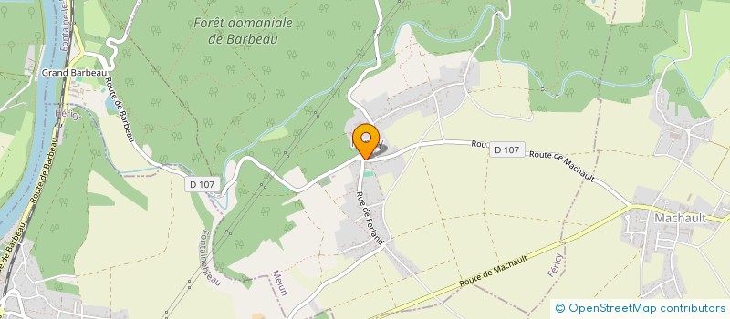 localisation de l'entreprise SCI CLEMAS  FERICY