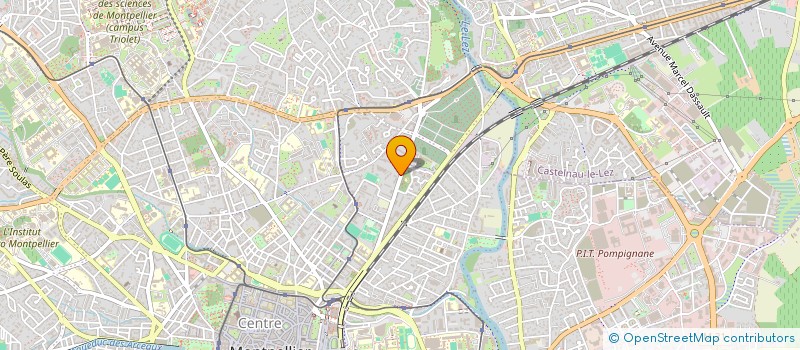 localisation de l'entreprise SCI CLEMAT à MONTPELLIER
