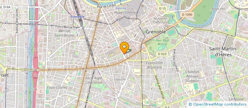 localisation de l'entreprise SCI CLEMAT  GRENOBLE