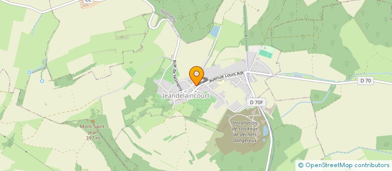 localisation de l'entreprise SCI CLEMAT  JEANDELAINCOURT