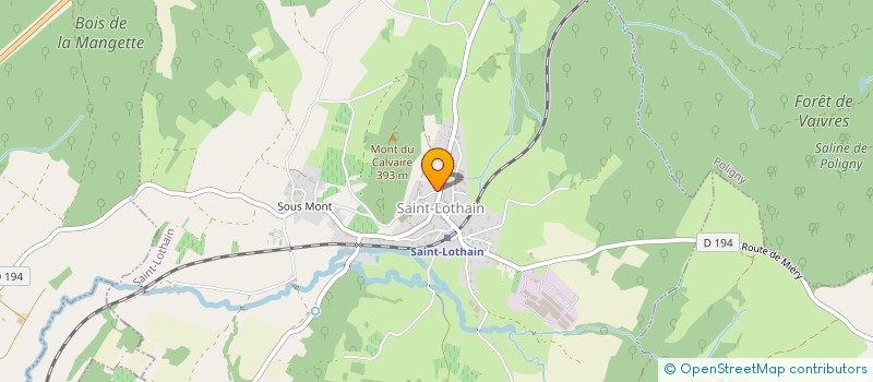 localisation de l'entreprise SCI CLEMAT  SAINT-LOTHAIN