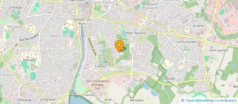 localisation de l'entreprise SCI CLEMAX à VANNES