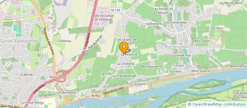 localisation de l'entreprise SCI CLEMBATI à ROCHECORBON