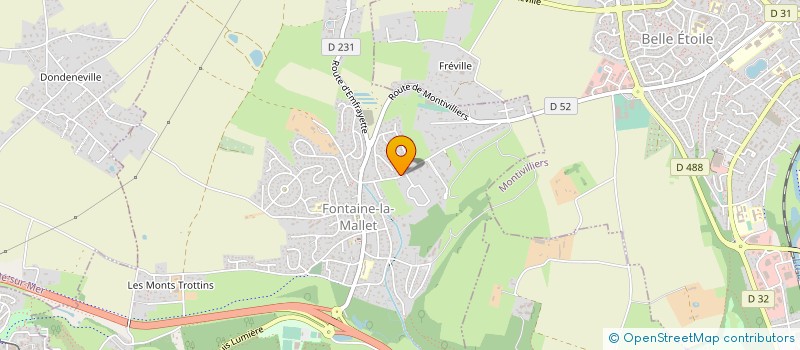 localisation de l'entreprise SCI CLEMBENSIM  FONTAINE-LA-MALLET