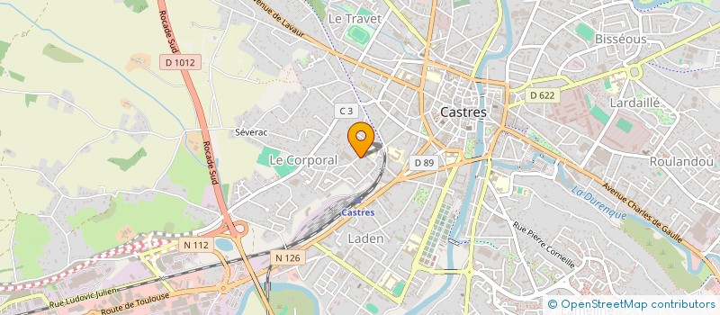 localisation de l'entreprise SCI CLEMCACH  CASTRES