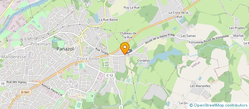 localisation de l'entreprise SCI CLEMCO à PANAZOL