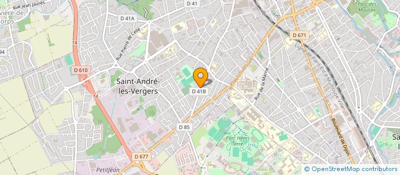localisation de l'entreprise SCI CLEME IMMO  SAINT-ANDRE-LES-VERGERS