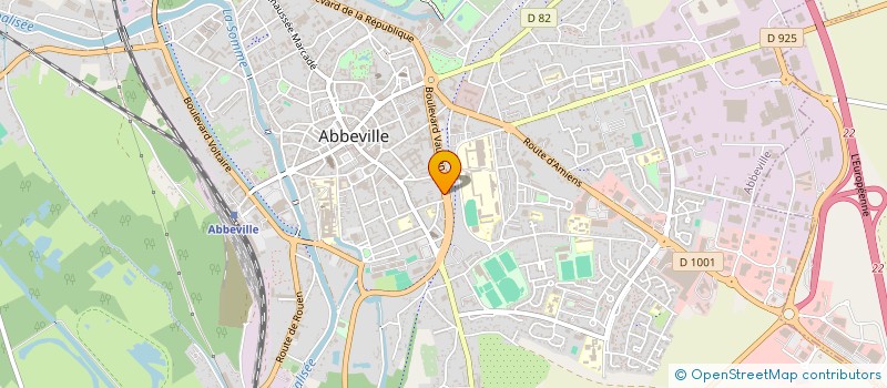 localisation de l'entreprise SCI CLEMED  ABBEVILLE