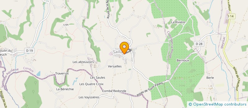 localisation de l'entreprise SCI CLEMEL  SAILLAC