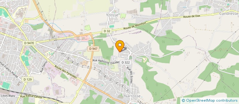 localisation de l'entreprise SCI CLEMENCE  NARROSSE