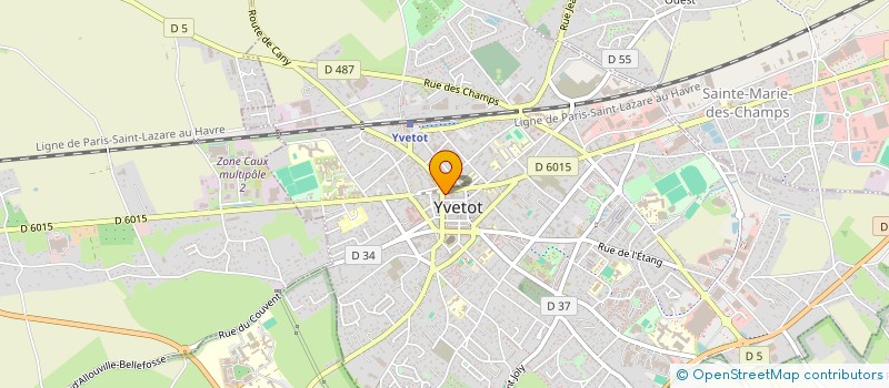 localisation de l'entreprise SCI CLEMENCE  YVETOT