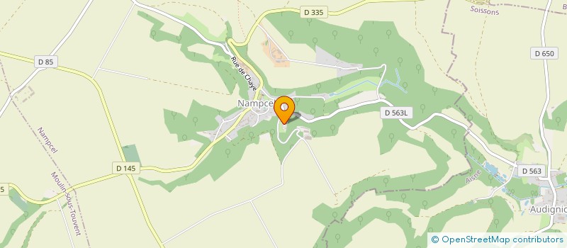 localisation de l'entreprise SCI CLEMENCE  NAMPCEL