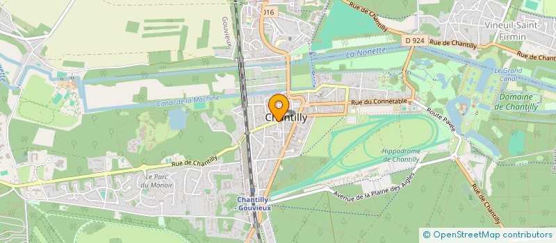 localisation de l'entreprise SCI CLEMENCE  CHANTILLY