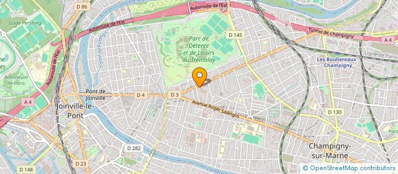 localisation de l'entreprise SCI CLEMENCE  CHAMPIGNY-SUR-MARNE