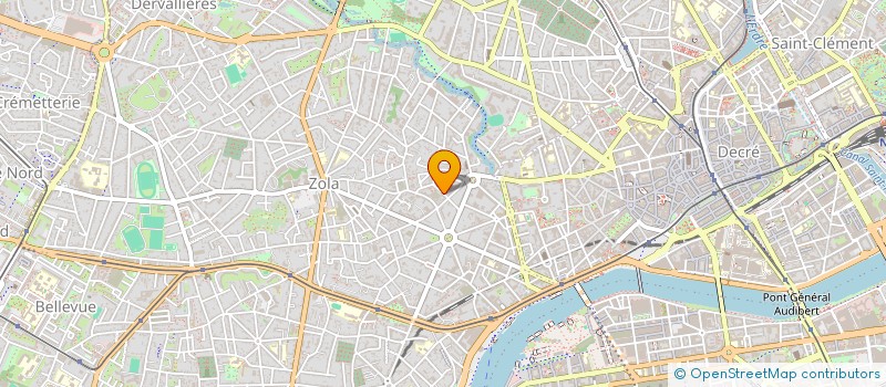 localisation de l'entreprise SCI CLEMENCE  NANTES